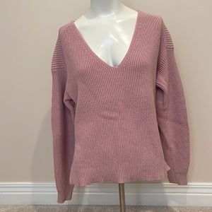 J. Crew deep v-neck sweater. Never worn.
